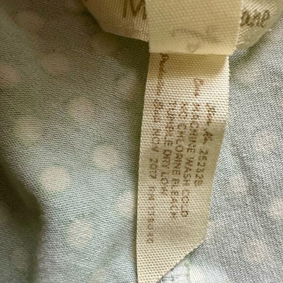 Matilda Jane Camp MJC Green Yellow Polka Dot Cross Country Shortie Knit Shorts 4 - Picture 4 of 5